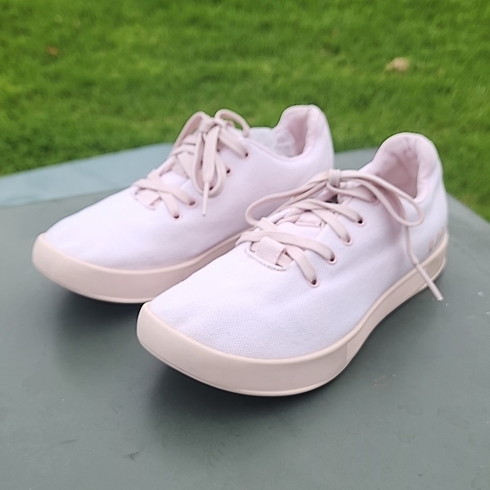 NoBull  Unisex Blush Canvas Trainer M 5 W6.5